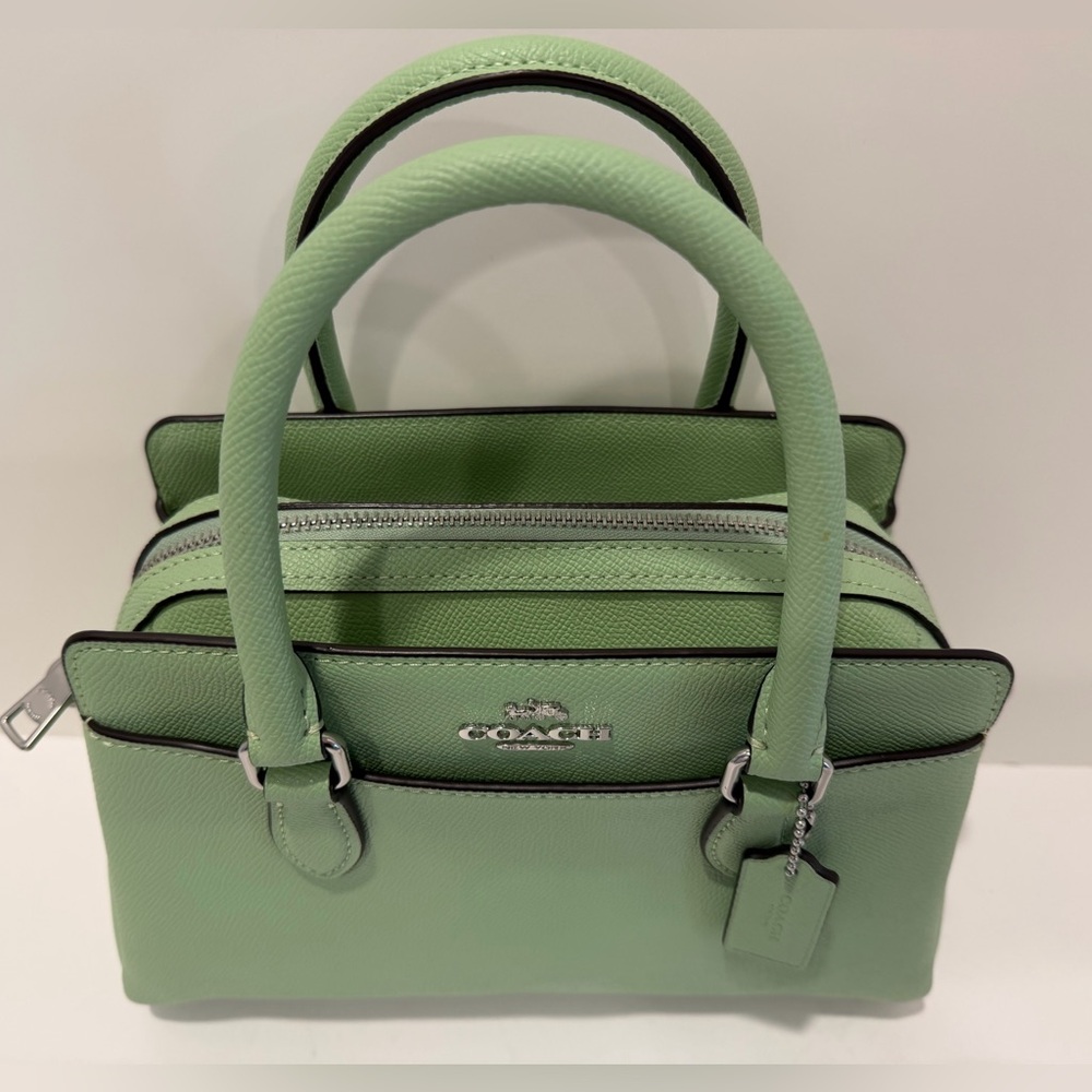 Coach Mini Darcie Carryall Bag in Pistachio Green - Picture 3 of 16